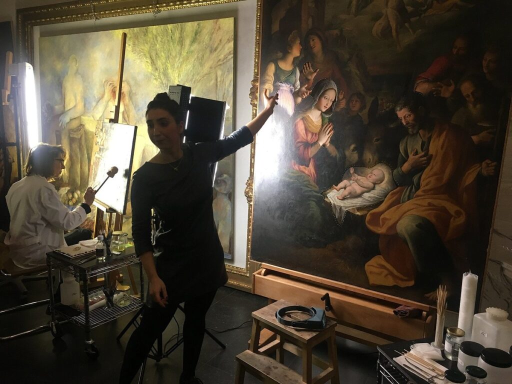 visita al caravaggio con laboratorio di restauro