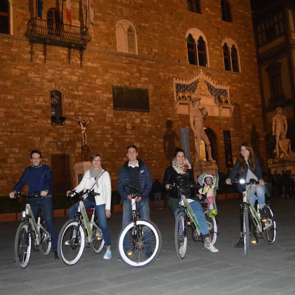 Florence Night Tour by Electric Bike with Gelato Tasting