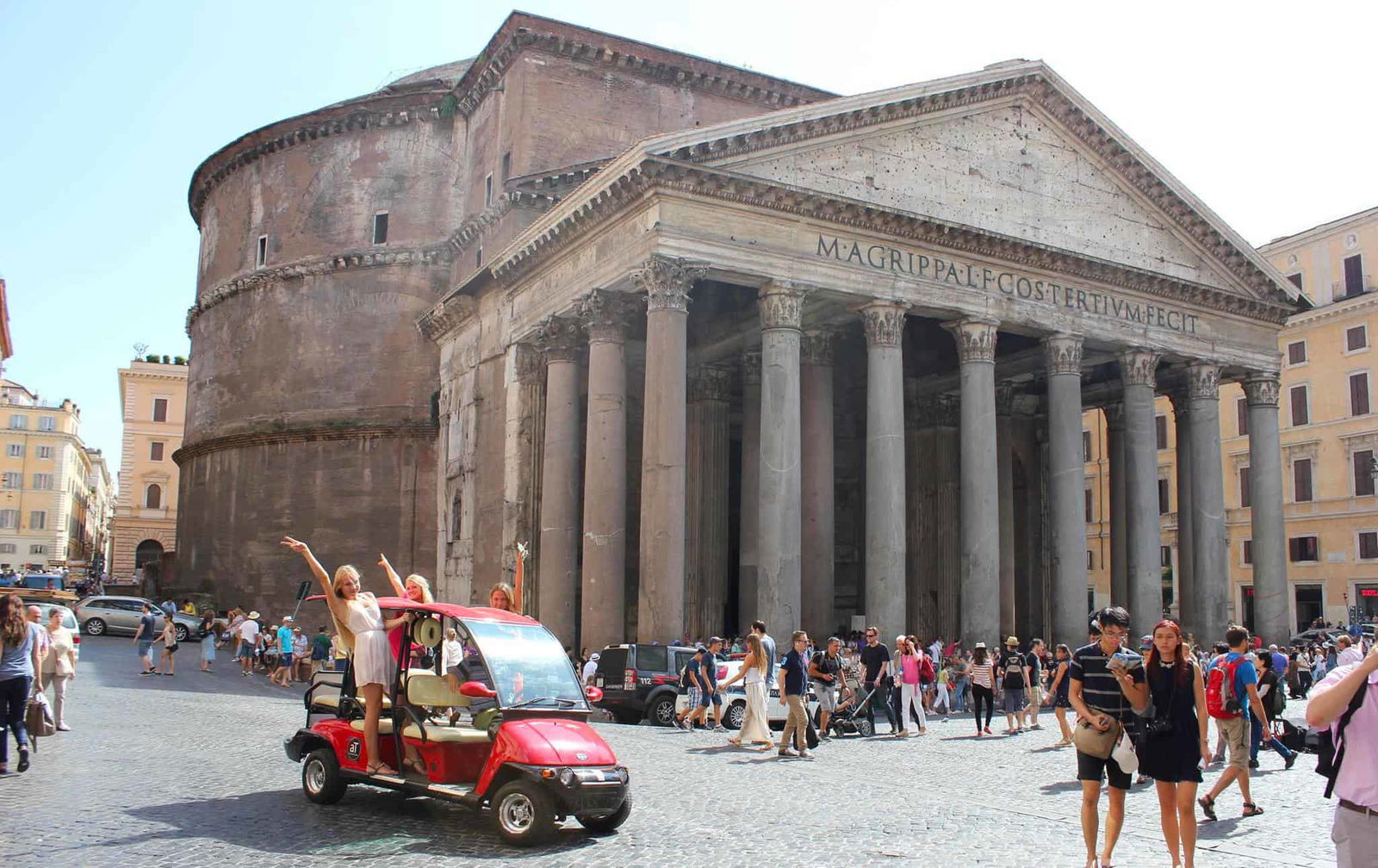 Hills of Ancient Rome golf-cart tour: take part in a 3-hour private customized golf-cart tour of Rome's most famous hills and ancient monuments.
