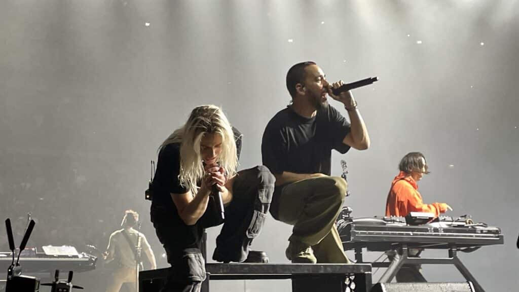 linkin park in concert in florence
