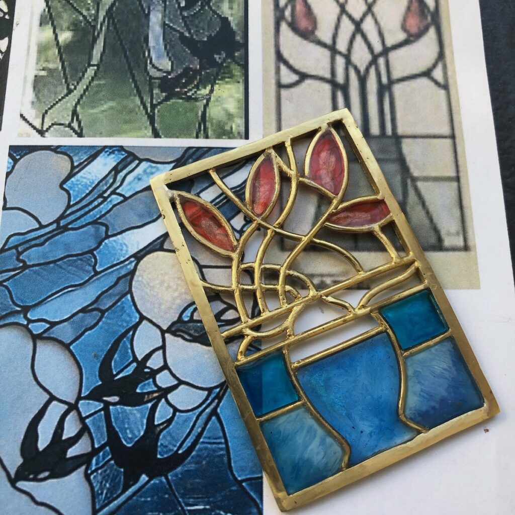 Miniature Stained Glass Jewelry Workshop