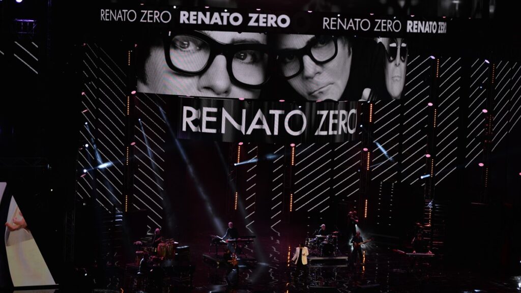 renato zero in concert in florence