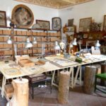 workshop presso un laboratorio di mosaico a roma